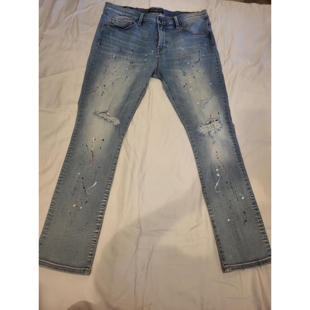 Cult‎ of Individuality Men's Jeans Heritage Denim 40x32 Punk Super Skinny